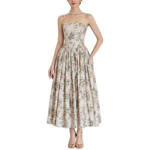 Amanda Royal Womens  Midi Dress